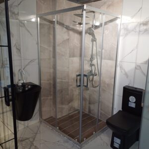 Parlan Cam Şeffaf Cam Duşakabin